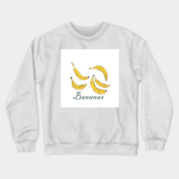 Bananas Crewneck Sweatshirt by Creative Meadows